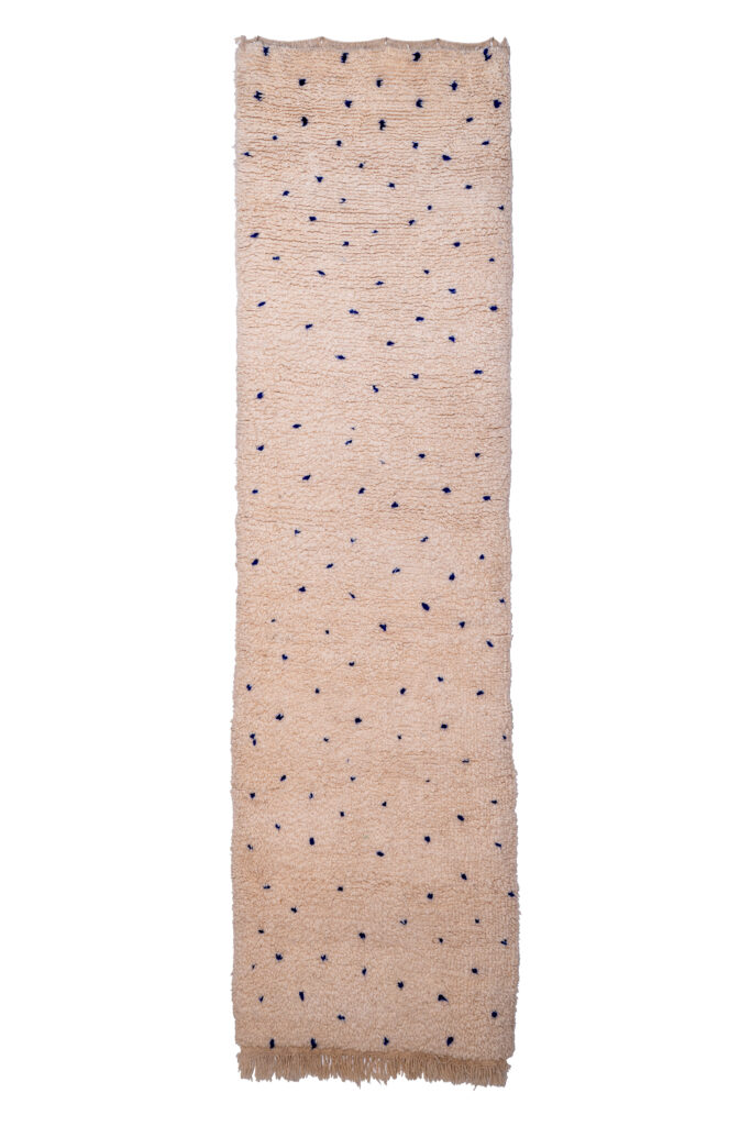 Authentic Handmade Beni Ouarain Rug – Moroccan Berber Wool Carpet – Luxury Boho Home Décor