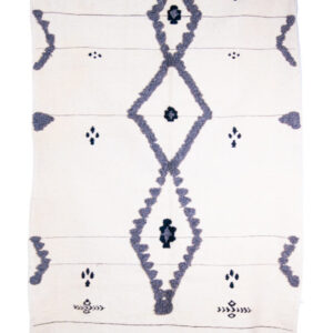 Authentic Moroccan Handira Rug