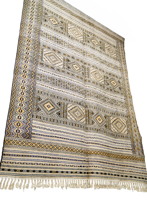 Large Tifelt Hanbel - Intricate Berber Wool Kilim - Image 4