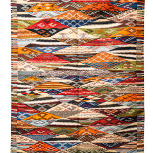 Bohemian Kilim Taznakht - Unique and Durable Art Piece