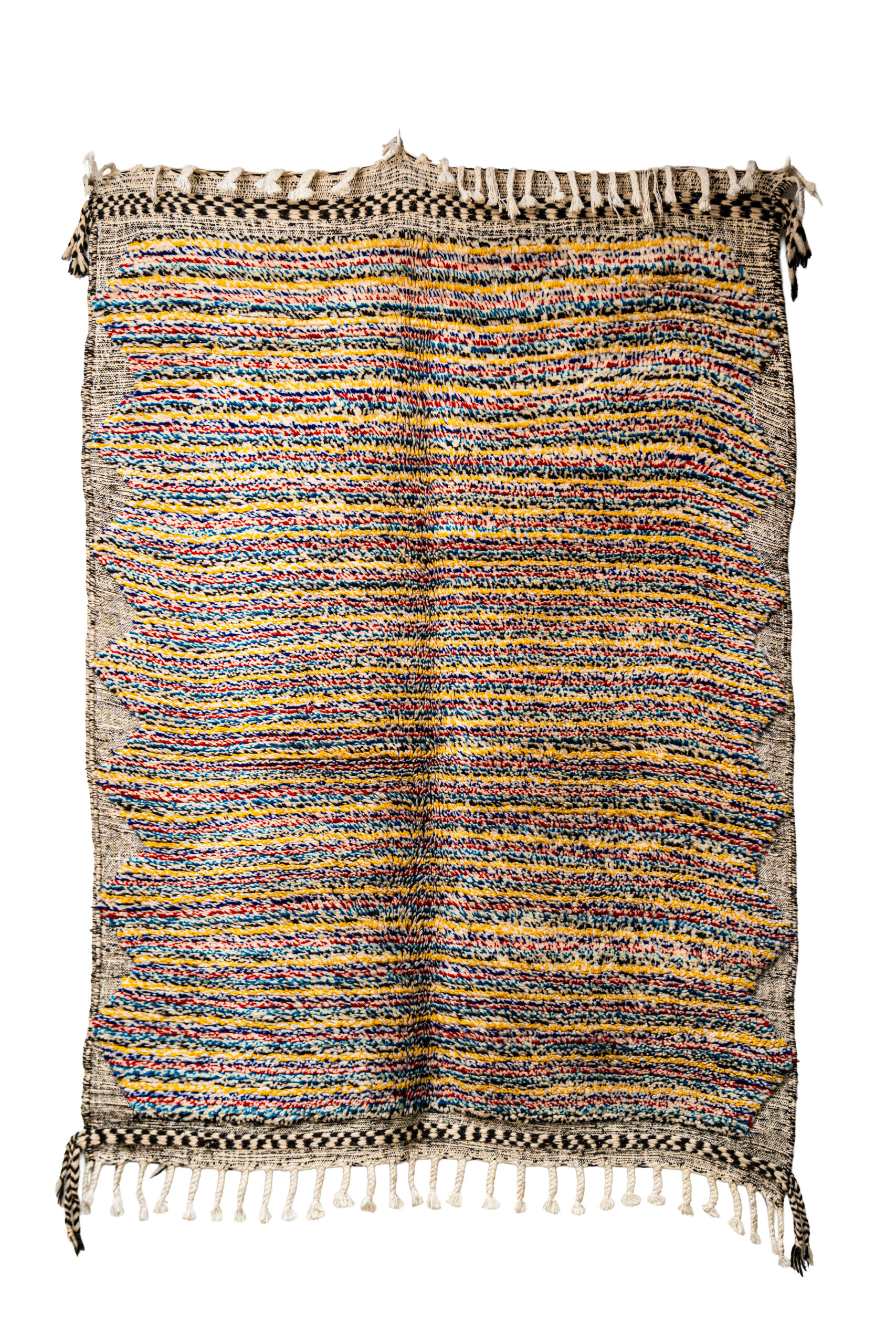 Artistic Beni Ourain Style Rug - Modern Colorful Statement