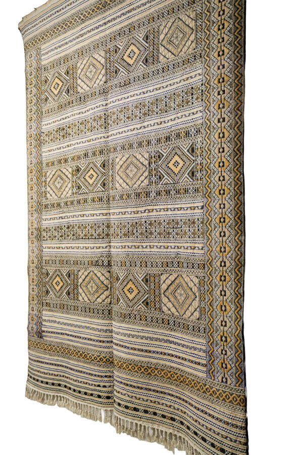 Large Tifelt Hanbel - Intricate Berber Wool Kilim - Image 5