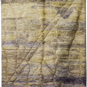 Modern Bohemian Area Rug | Ultra-Plush Wool with Subtle Diamond Lattice