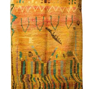 Tapis Ethnique Poil Long - Pièce Unique et Vibrante (Yassini Gallery)