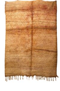 Earthy Terracotta & Copper Berber Rug – Heavyweight Hand-Knotted Wool Shag
