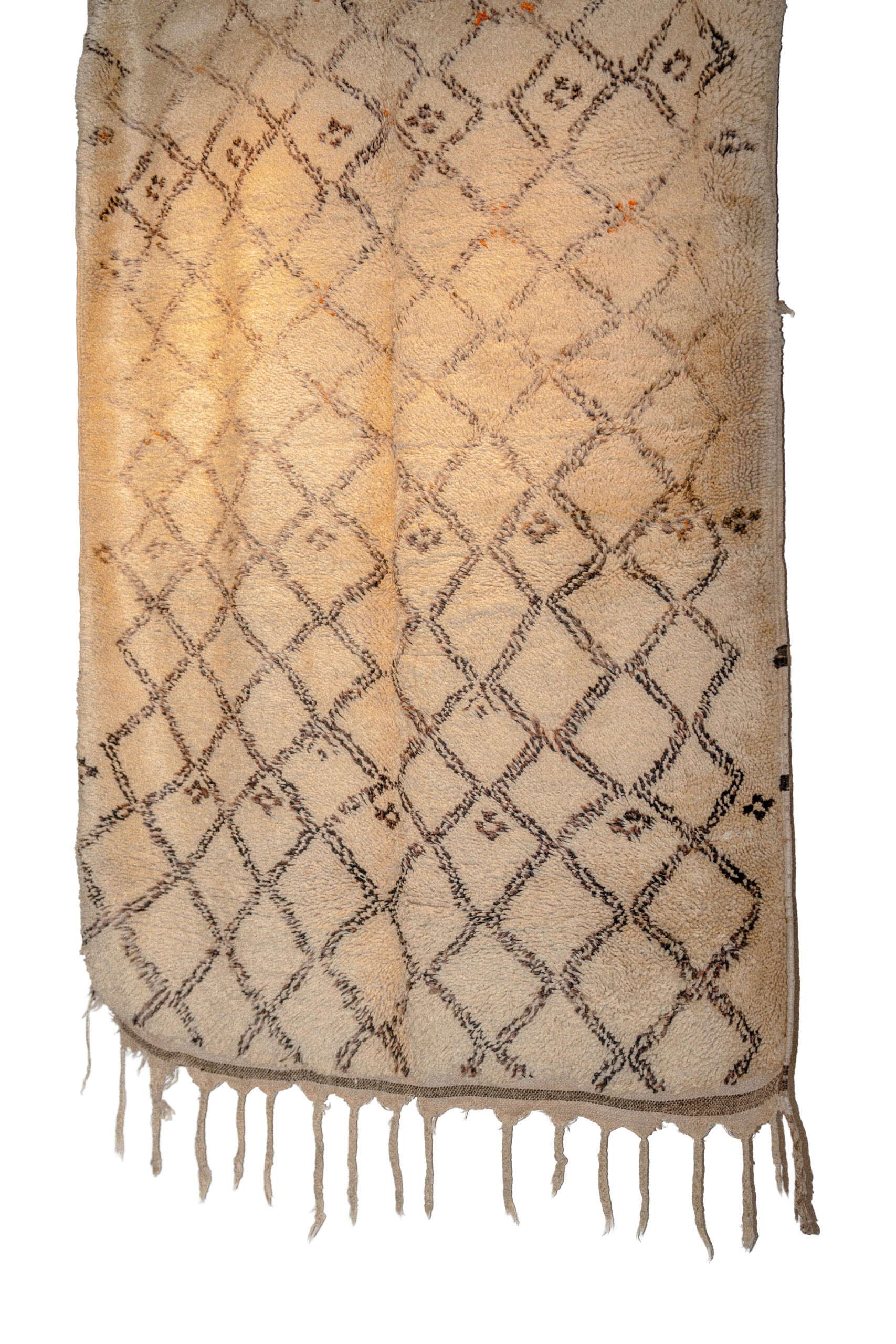 Authentic High Atlas Berber Rug – Hand-Knotted Wool Art - Image 3