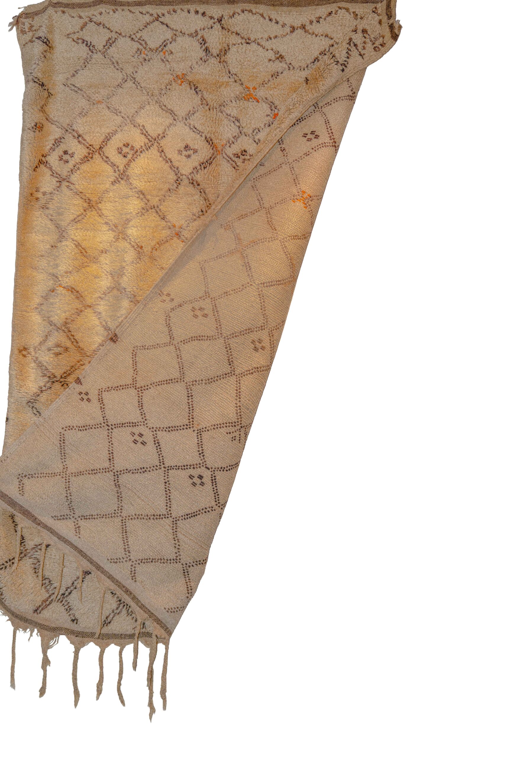 Authentic High Atlas Berber Rug – Hand-Knotted Wool Art - Image 2