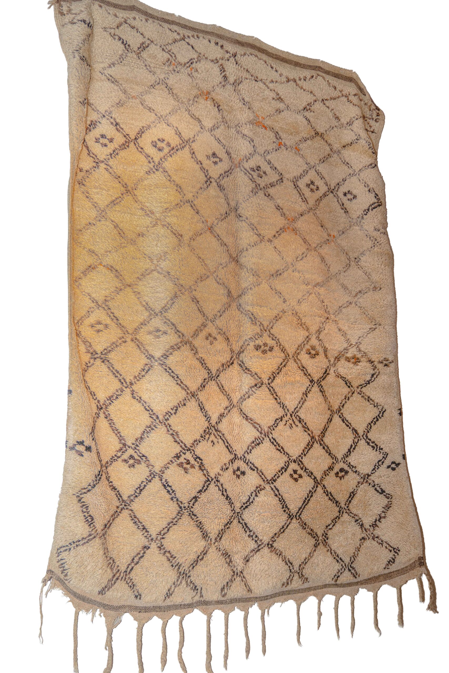 Authentic High Atlas Berber Rug – Hand-Knotted Wool Art - Image 4